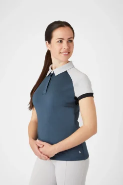 Horze Laura Women's Training Shirt -Equestrian Supplies 33584 ONDB PBG 2