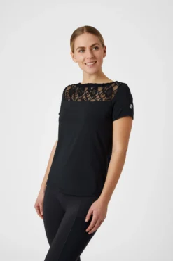 B Vertigo Natalia Women's Lace T-Shirt -Equestrian Supplies 33590 VDB 2