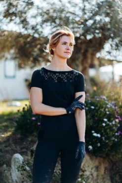 B Vertigo Natalia Women's Lace T-Shirt -Equestrian Supplies 33590 VDB 6