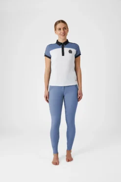 B Vertigo Alessa Women's Functional Polo Shirt -Equestrian Supplies 33591 IFB WH 3