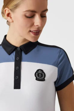 B Vertigo Alessa Women's Functional Polo Shirt -Equestrian Supplies 33591 IFB WH 5