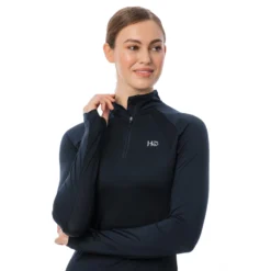 Horseware Aveen Half Zip Tech Long Sleeve -Equestrian Supplies 335993 DB 4