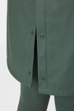 Horze Dania Women's PU Rain Coat With Jersey Lining -Equestrian Supplies 33607 CLGR 6