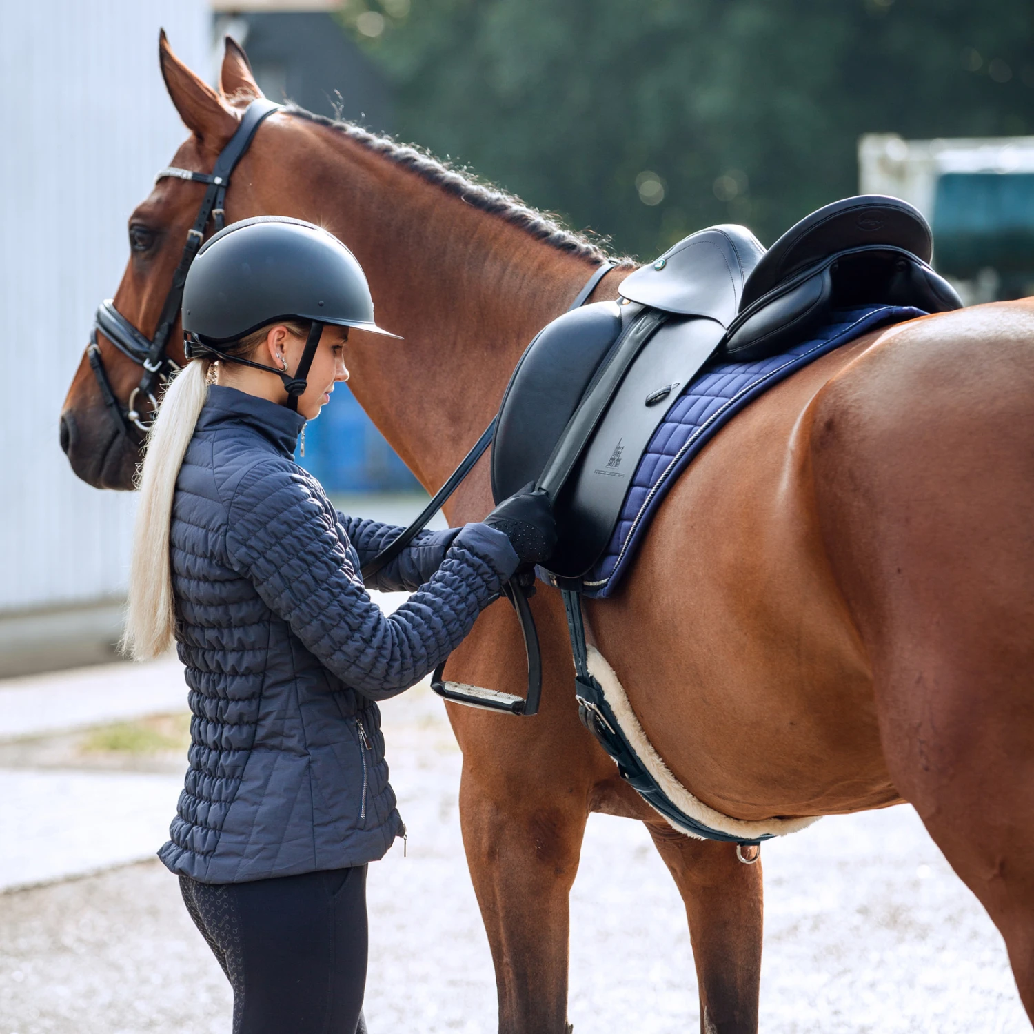 Horze Luna Women's Quilted Stretch Riding Jacket 6 Horze Luna Women's Quilted Stretch Riding Jacket - Image 6