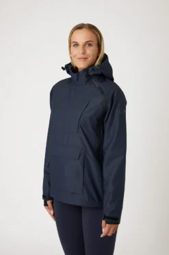 Horze Ayla Women's Rain Riding Riding Jacket With Zippers -Equestrian Supplies 33628 VDB 2
