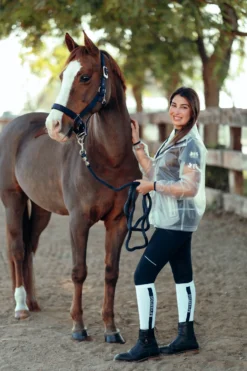 B Vertigo Remi Kids Transparent Rain Riding Jacket -Equestrian Supplies 33633 Clear vdb 02