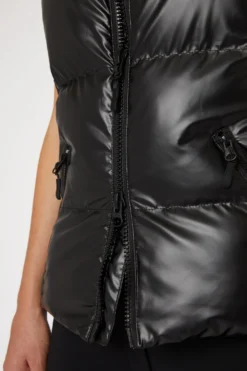 Horze Rianna Women's Shiny Padded Riding Vest -Equestrian Supplies 33639 BL 5