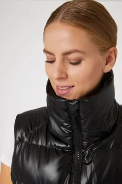 Horze Rianna Women's Shiny Padded Riding Vest -Equestrian Supplies 33639 BL 6
