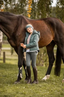 Horze Leighton Teens Winter Riding Riding Jacket -Equestrian Supplies 33642 udgr 08