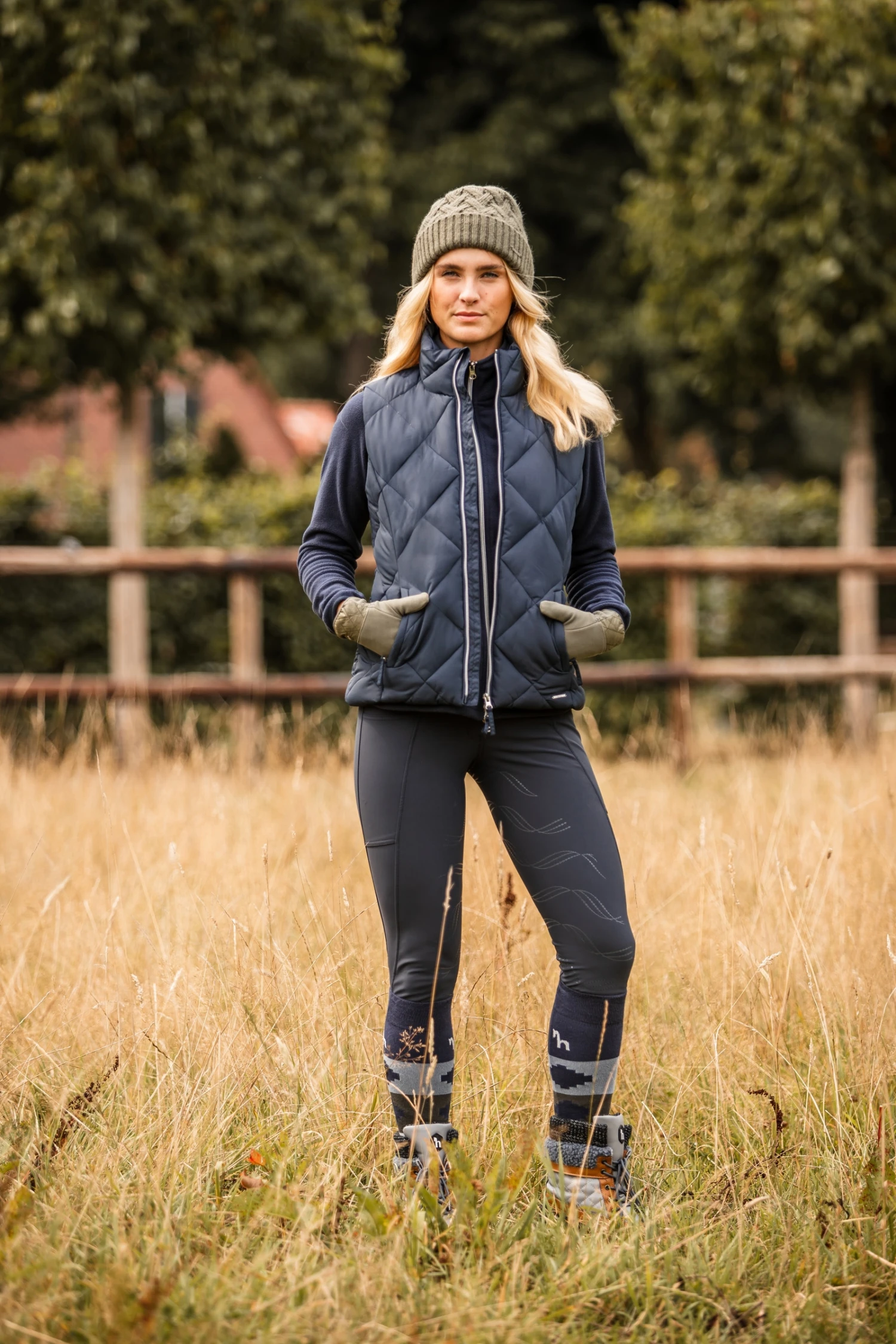 Horze Carola Women's Padded Riding Riding Vest 16 Horze Carola Women's Padded Riding Riding Vest - Image 16