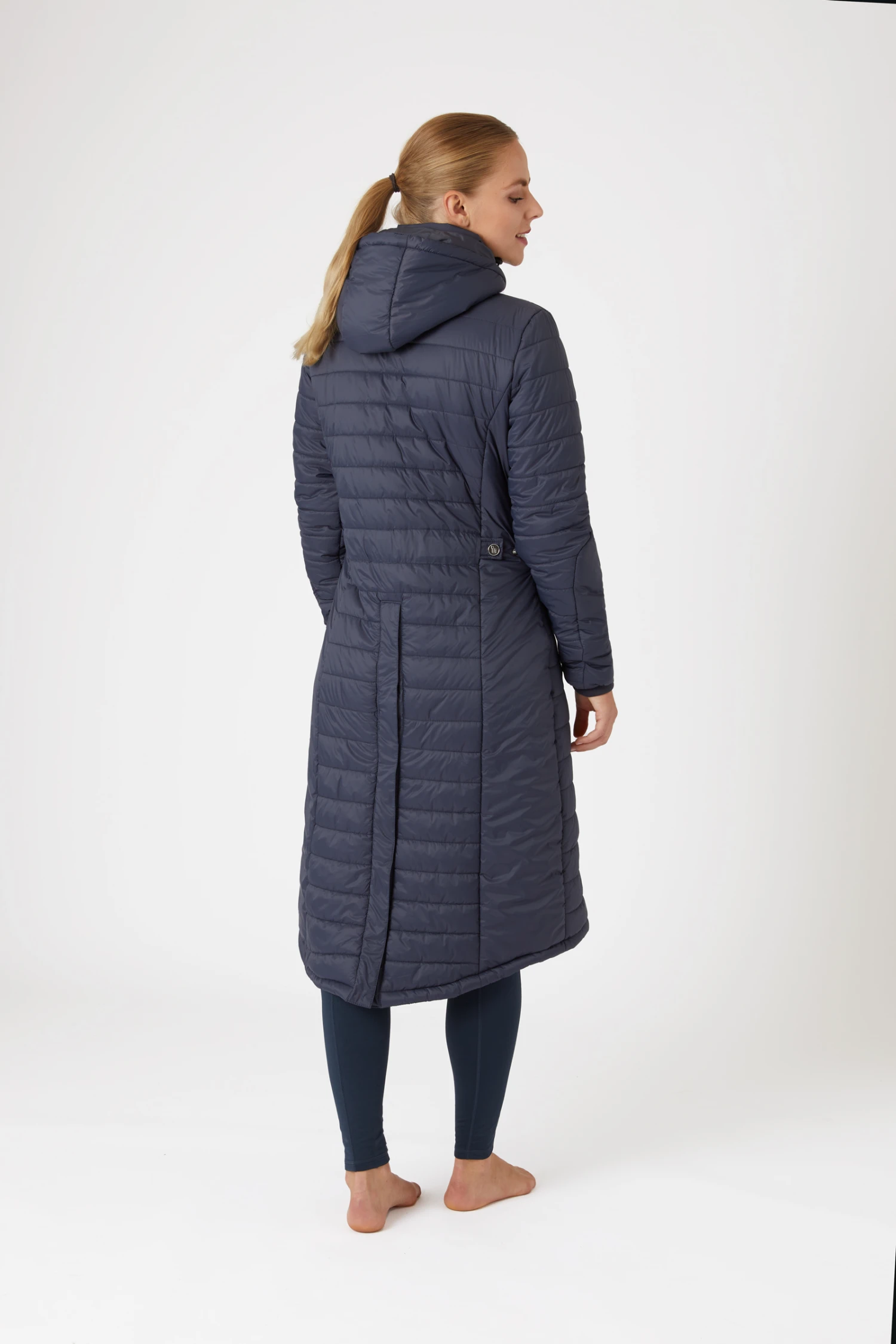 Horze Cecilia Women's Padded Long Riding Coat 4 Horze Cecilia Women's Padded Long Riding Coat - Image 4