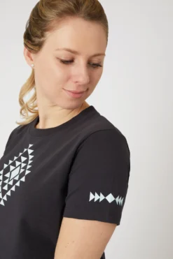 Horze Zion Women's Printed T-Shirt -Equestrian Supplies 33672 590 06