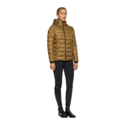 Cavalleria Toscana Women's Nylon Puffer With Hood -Equestrian Supplies 336842 SLBR 3