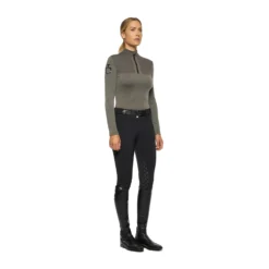 Cavalleria Toscana Women's Tech Wool Long Sleeve -Equestrian Supplies 336844 G 3