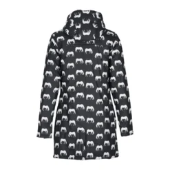 Horze Billie Kids PU Rain Riding Jacket With Fleece -Equestrian Supplies 33701 VDB WH 3