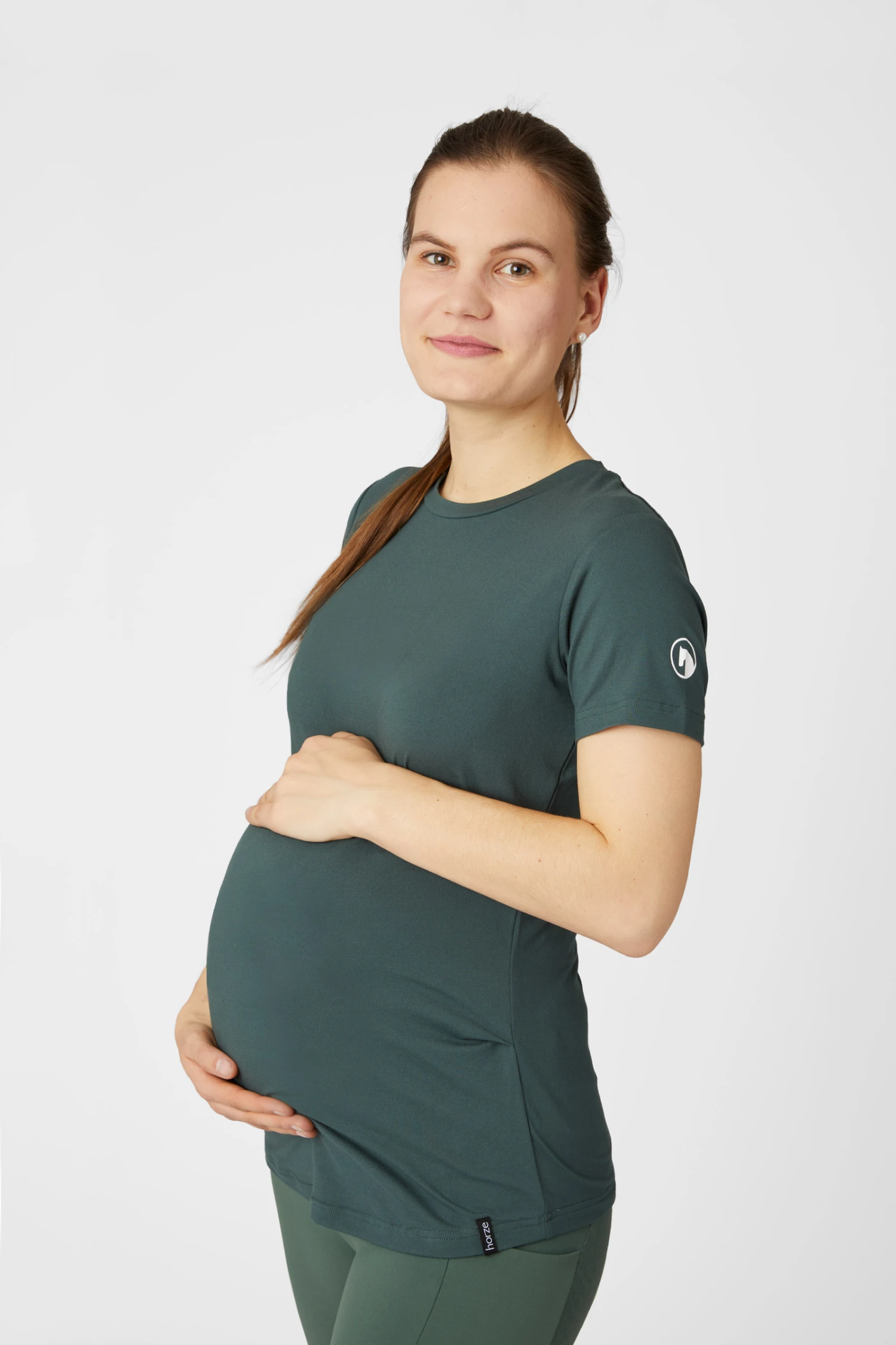 Horze Lily Maternity Functional T-Shirt 2 Horze Lily Maternity Functional T-Shirt - Image 2