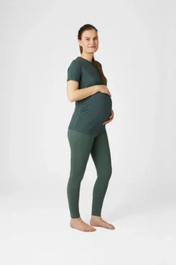 Horze Lily Maternity Functional T-Shirt 12 Horze Lily Maternity Functional T-Shirt -Equestrian Supplies 33702 CLGR 3