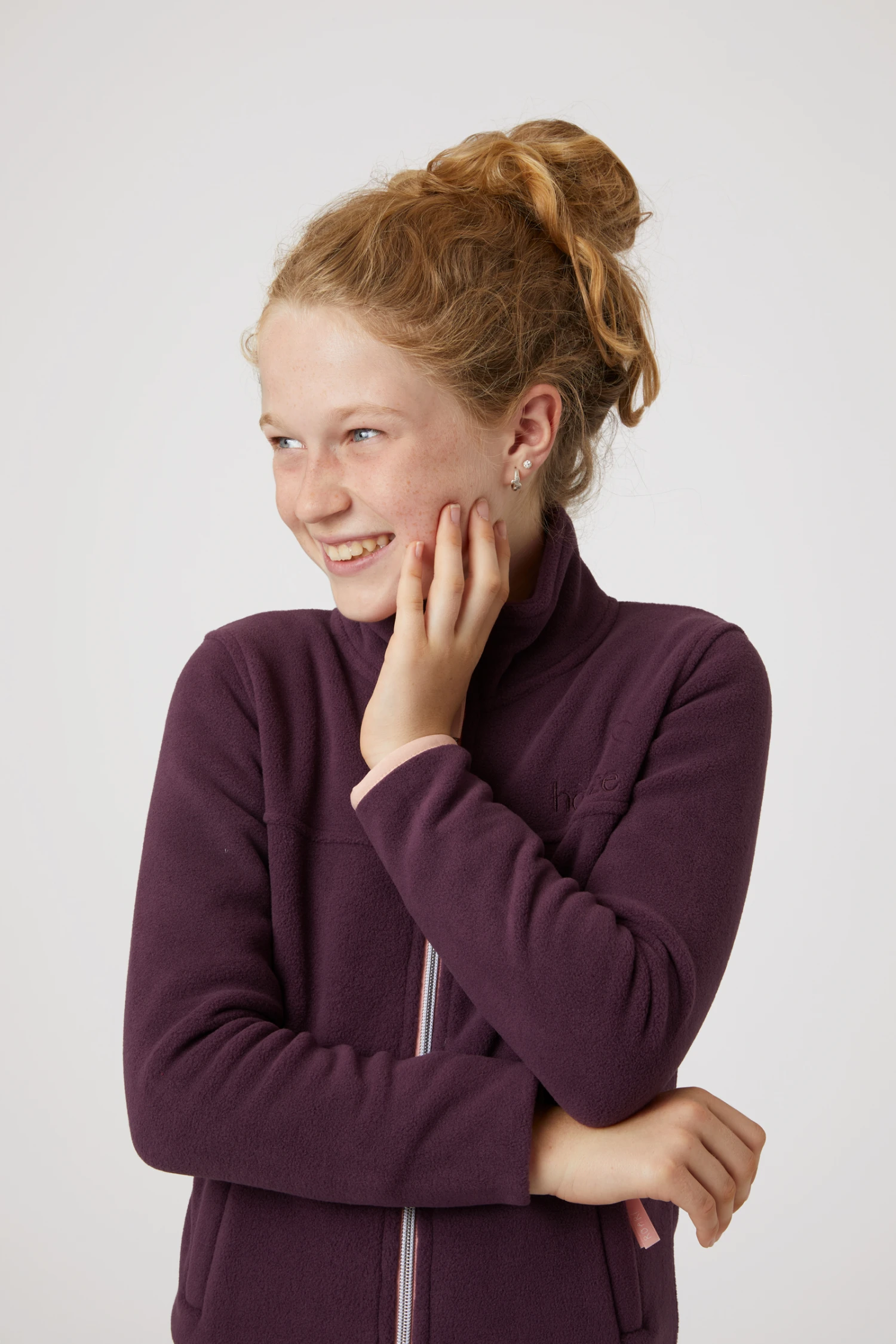 Horze Kids Monster Fleece Riding Riding Jacket 5 Horze Kids Monster Fleece Riding Riding Jacket - Image 5