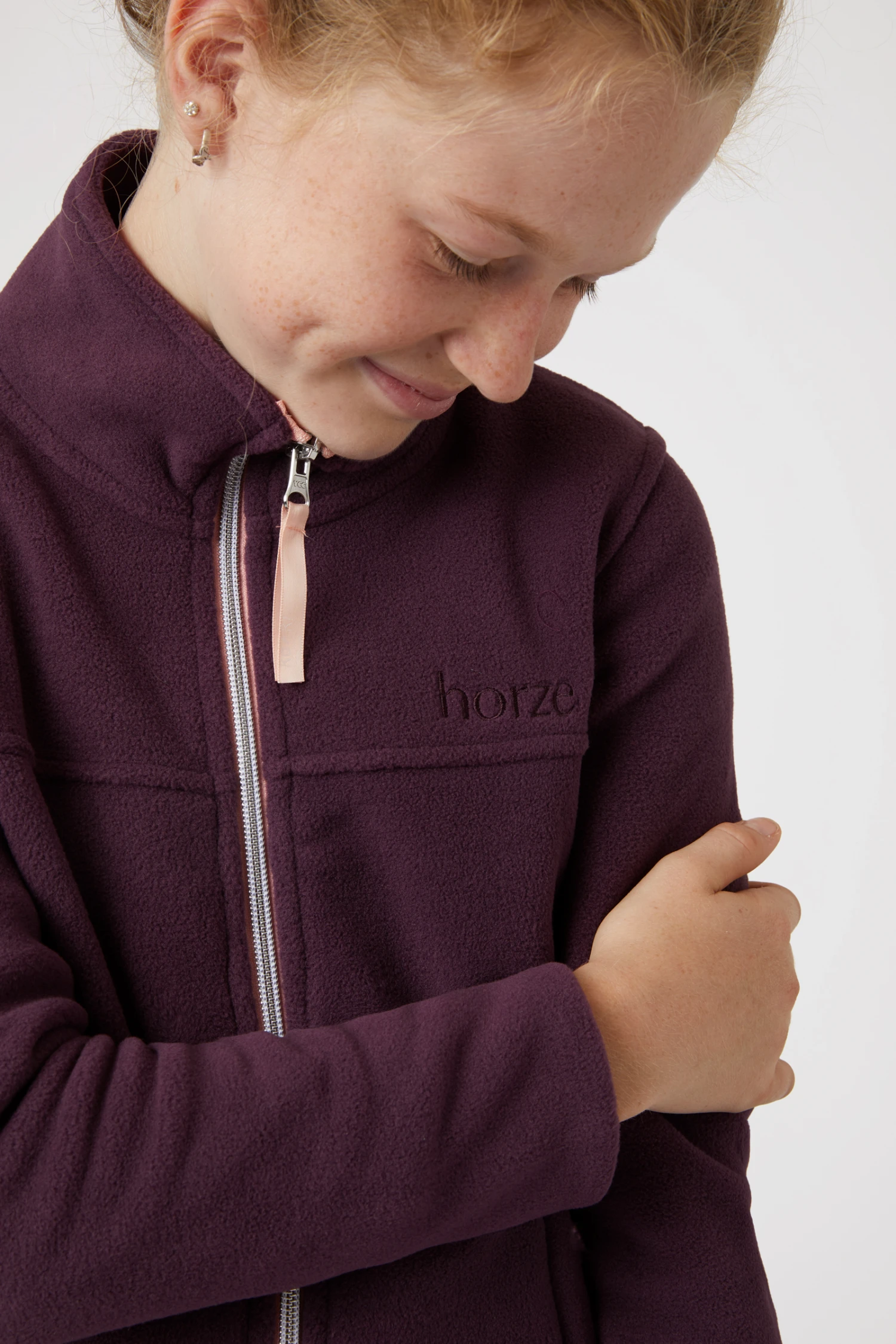 Horze Kids Monster Fleece Riding Riding Jacket 6 Horze Kids Monster Fleece Riding Riding Jacket - Image 6