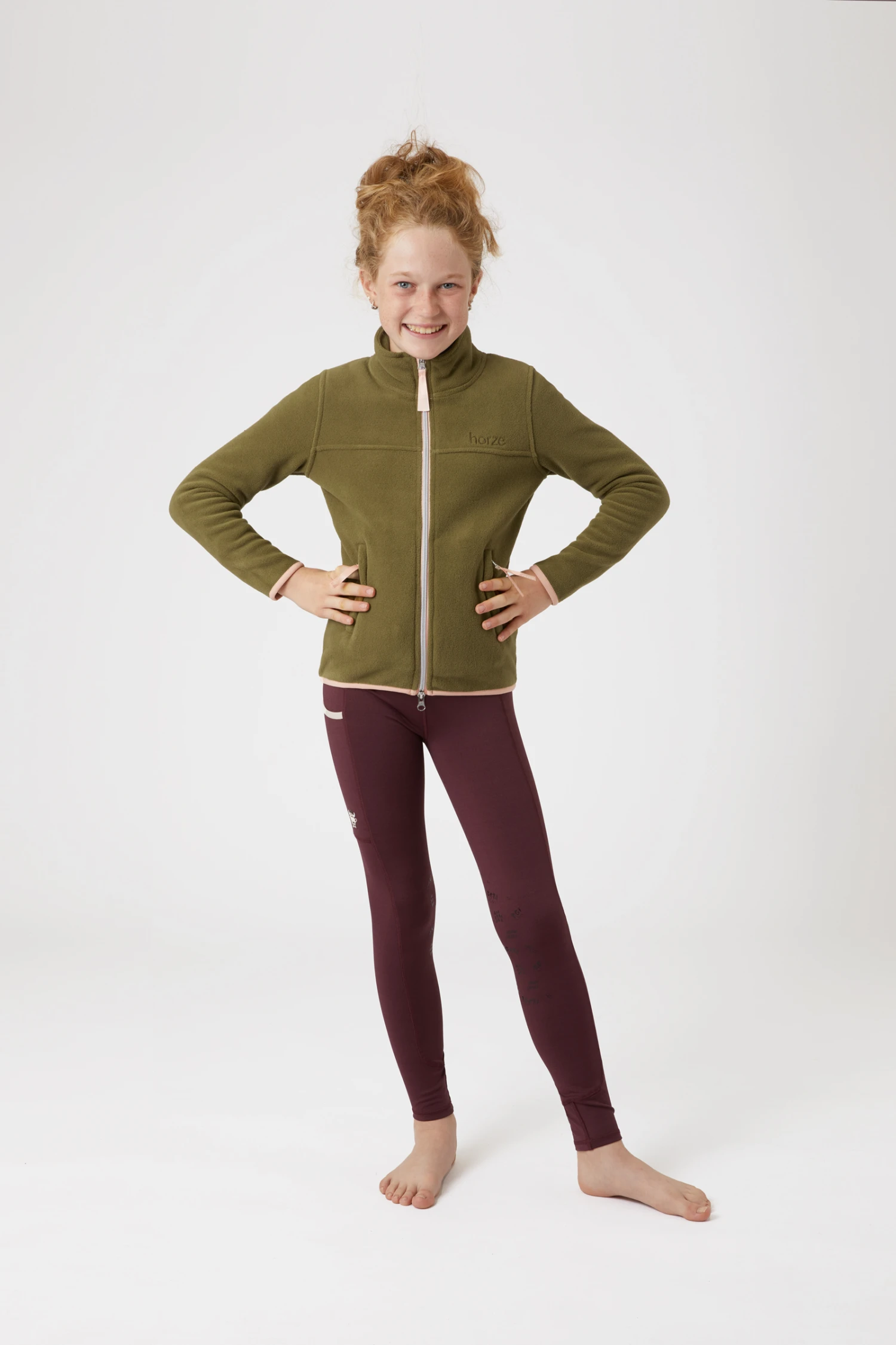 Horze Kids Monster Fleece Riding Riding Jacket 10 Horze Kids Monster Fleece Riding Riding Jacket - Image 10