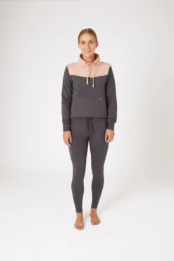 Horze Jade Women's Sweatshirt With High Collar 16 Horze Jade Women's Sweatshirt With High Collar -Equestrian Supplies 33709 BPG CPI 3