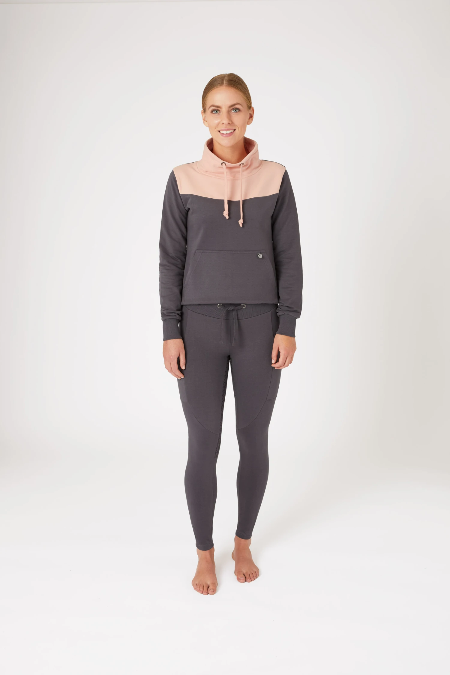 Horze Jade Women's Sweatshirt With High Collar 3 Horze Jade Women's Sweatshirt With High Collar - Image 3