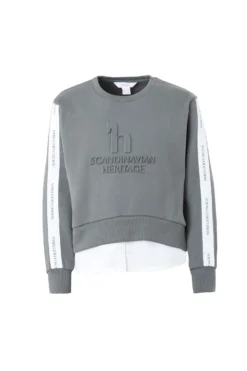 Horze Leighton Teens Sweater With Blouse -Equestrian Supplies 33722 UDGR 1