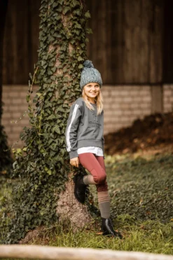 Horze Leighton Teens Sweater With Blouse -Equestrian Supplies 33722 udgr 07