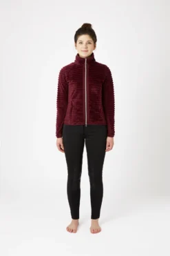 Horze Della Women's Striped Fleece Riding Riding Jacket -Equestrian Supplies 33742 245 03