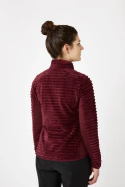 Horze Della Women's Striped Fleece Riding Riding Jacket -Equestrian Supplies 33742 245 04