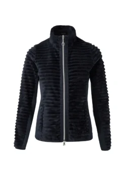 Horze Della Women's Striped Fleece Riding Riding Jacket -Equestrian Supplies 33742 590 01