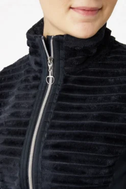 Horze Della Women's Striped Fleece Riding Riding Jacket -Equestrian Supplies 33742 590 05