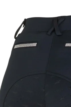 Schockemöhle New Glossy Style Full Grip Riding Tights For Women -Equestrian Supplies 337493 NDB 3