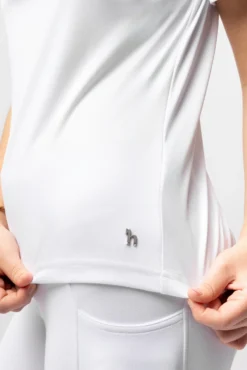 Horze Kaya Kids' Show Shirt With Rhinestone Detail -Equestrian Supplies 33751 001 06