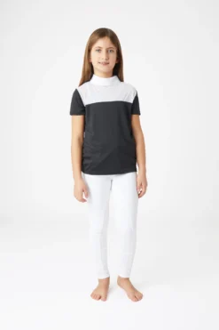 Horze Kaya Kids' Show Shirt With Rhinestone Detail -Equestrian Supplies 33751 590 03