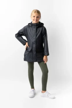 Horze Clara Kids' Rain Riding Jacket -Equestrian Supplies 33752 590 03