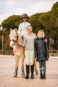 Horze Clara Kids' Rain Riding Jacket -Equestrian Supplies 33752 590 09