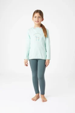 Horze Chloe Kids' Functional Hoodie With Logo Print -Equestrian Supplies 33756 615 03