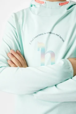 Horze Chloe Kids' Functional Hoodie With Logo Print -Equestrian Supplies 33756 615 06