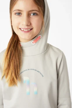 Horze Chloe Kids' Functional Hoodie With Logo Print -Equestrian Supplies 33756 705 05