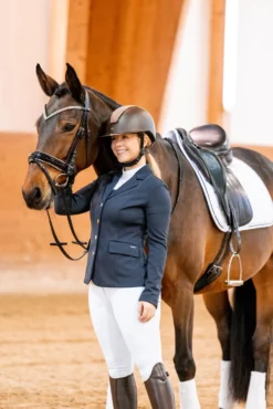 Horze Shirley Women's Show Riding Jacket With Mesh -Equestrian Supplies 33760 590 08