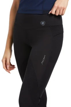 Ariat Ascent Women's Knee Grip Tights 23 Ariat Ascent Women's Knee Grip Tights -Equestrian Supplies 337697 BL 4