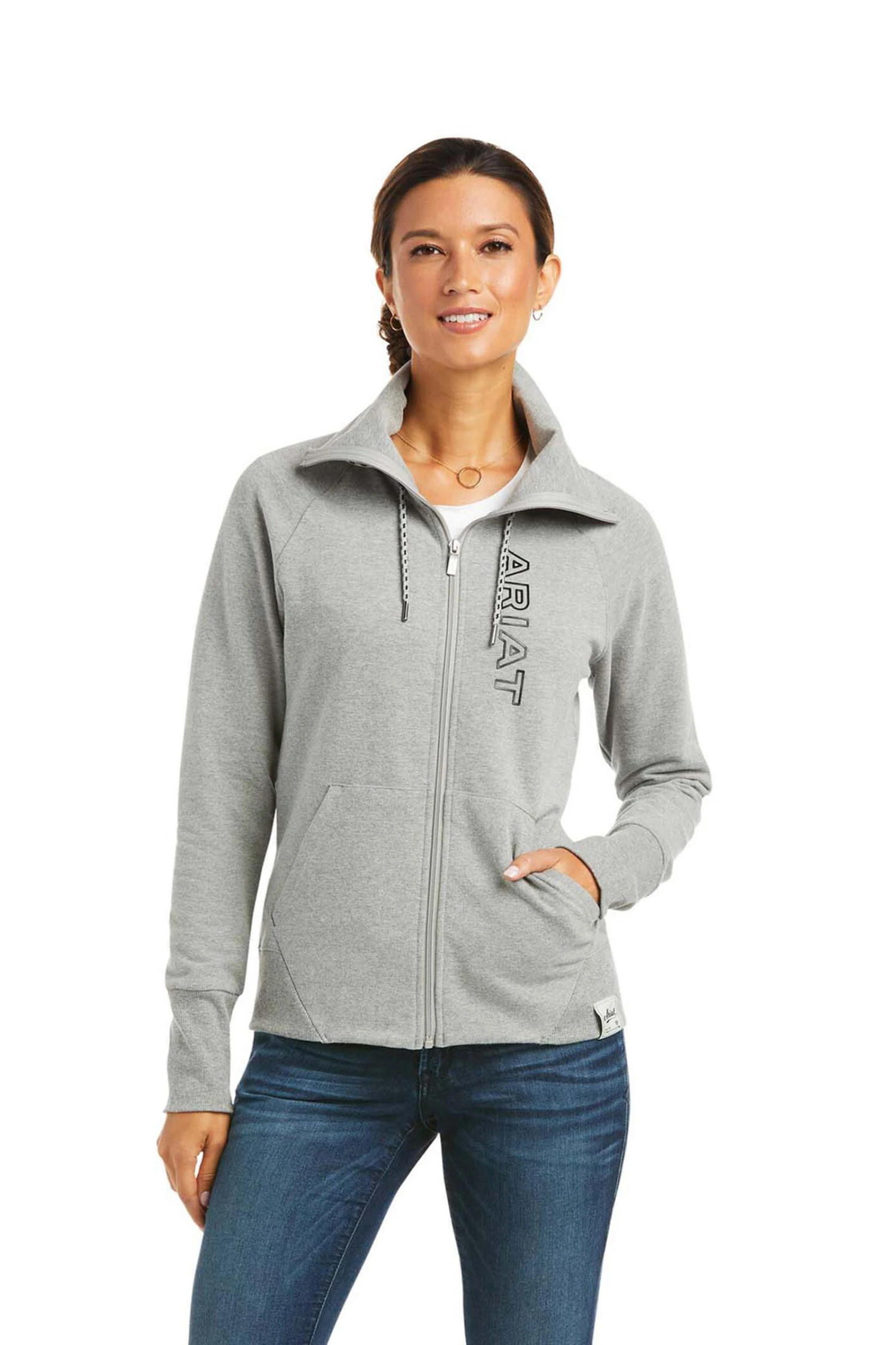 Ariat Team Logo Full Zip Sweatshirt 1 Ariat Team Logo Full Zip Sweatshirt