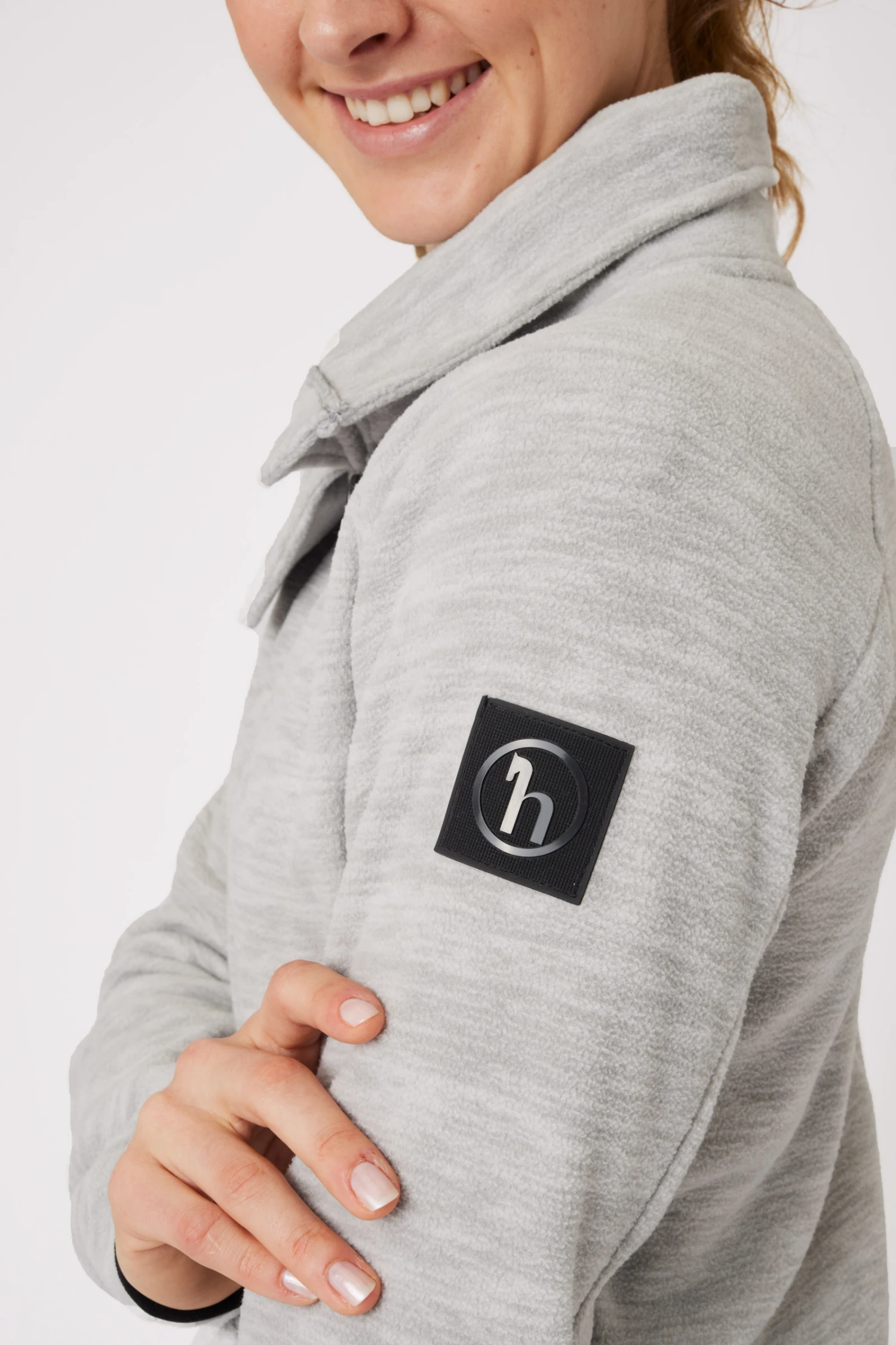 Horze Aria Women's Fleece Riding Jacket 6 Horze Aria Women's Fleece Riding Jacket - Image 6