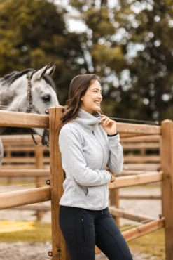 Horze Aria Women's Fleece Riding Jacket 21 Horze Aria Women's Fleece Riding Jacket -Equestrian Supplies 33775 024 10