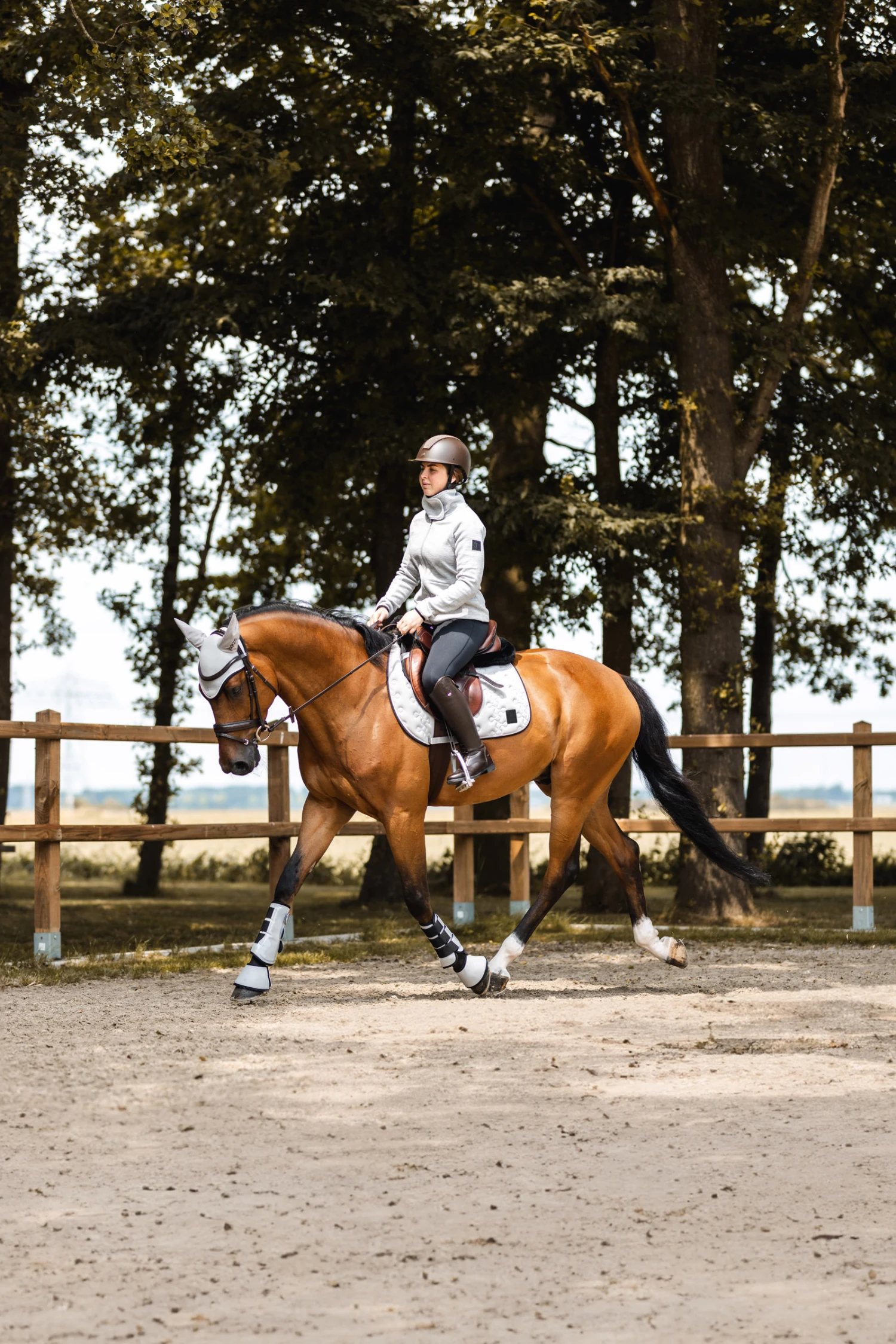 Horze Aria Women's Fleece Riding Jacket 12 Horze Aria Women's Fleece Riding Jacket - Image 12