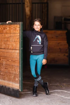 Horze Bruna Kids' Sweater With High Collar -Equestrian Supplies 33791 590 07