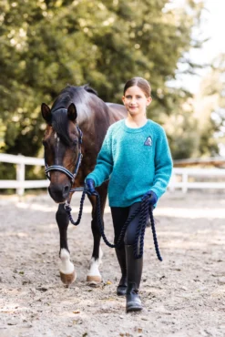 Horze Dorina Kids' Knitted Sweater -Equestrian Supplies 33792 556 06