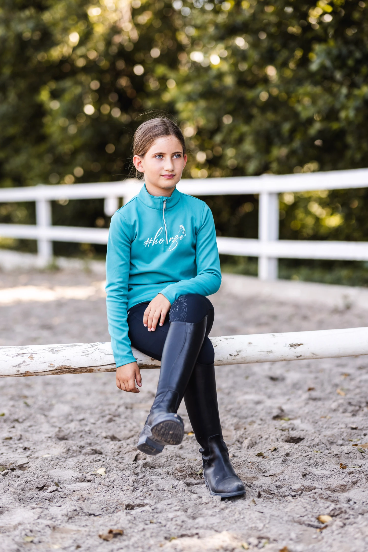 Horze Cosma Kids' Functional Longsleeve 15 Horze Cosma Kids' Functional Longsleeve - Image 15