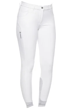 Cavalleria Toscana R-Evo Stretch Women's Breeches With Integrated Grip 26 Cavalleria Toscana R-Evo Stretch Women's Breeches With Integrated Grip -Equestrian Supplies 338137 WH 3